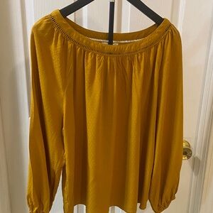 LOFT Golden Yellow Blouse